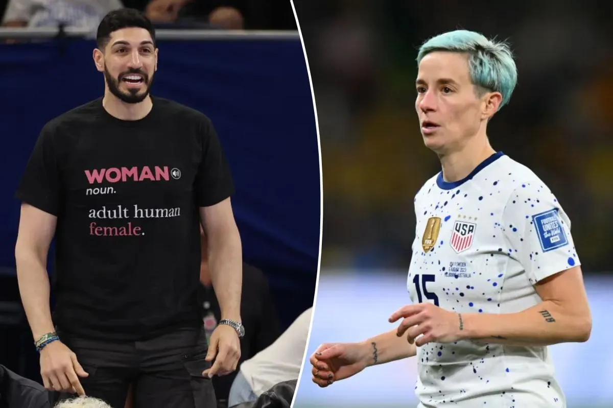 Enes Kanter Freedom challenges Megan Rapinoe to 1-on-1 soccer match