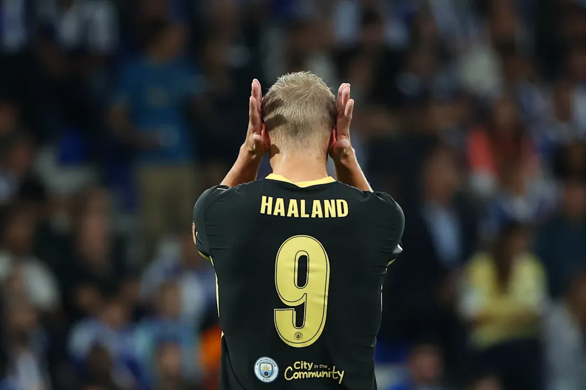 Erling Haaland finally finds his way past Diogo Costa on Champions League opening night