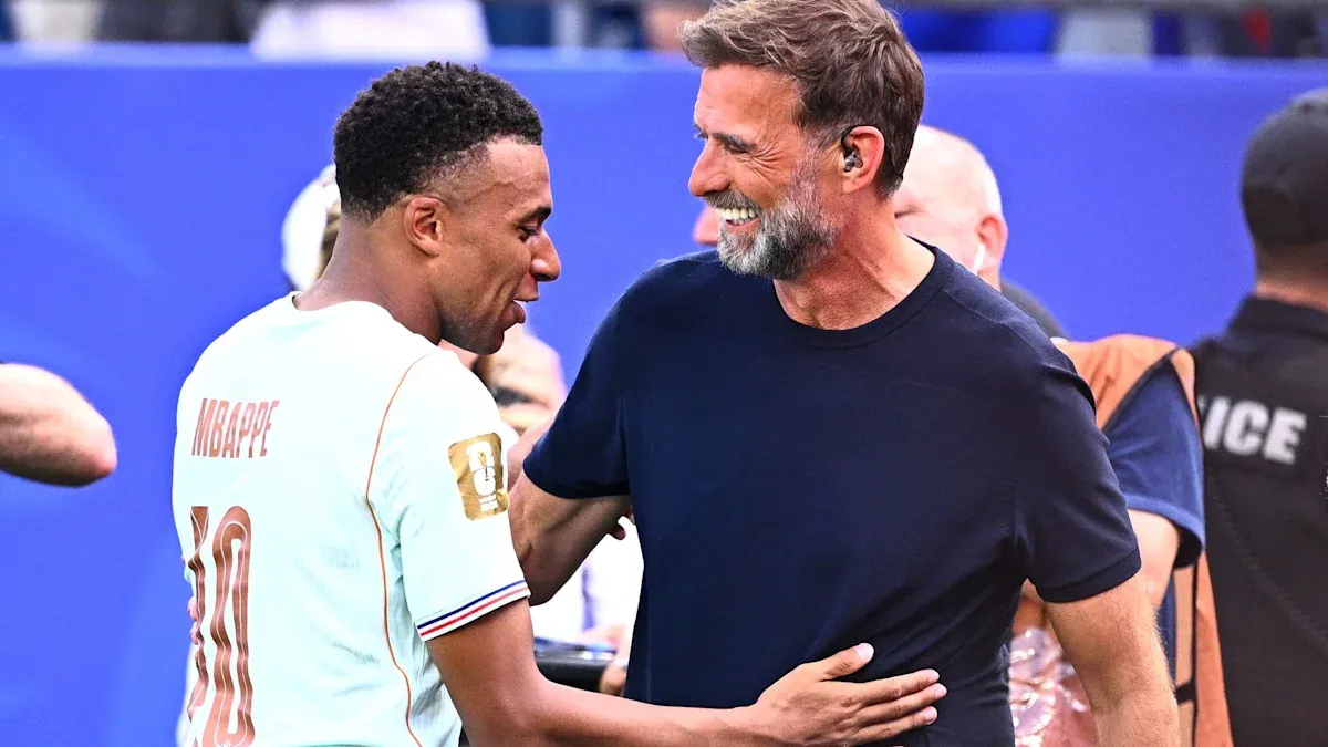Mbappé praises Klopp: 'One of the best coaches in the world'