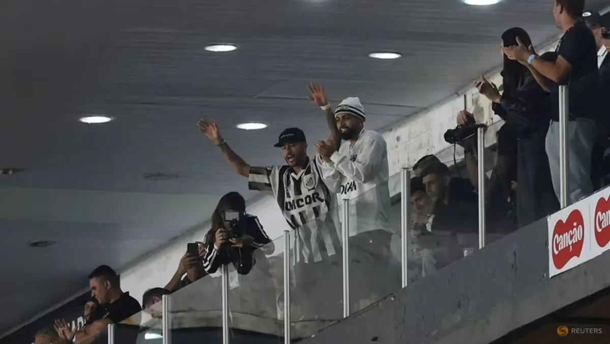 Coutinho reunites with former Brazil teammate Neymar at Santos