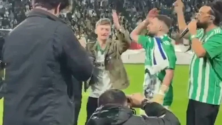 Matan Angrest at Sammy Ofer Stadium: 'The nicest tunnel is here'