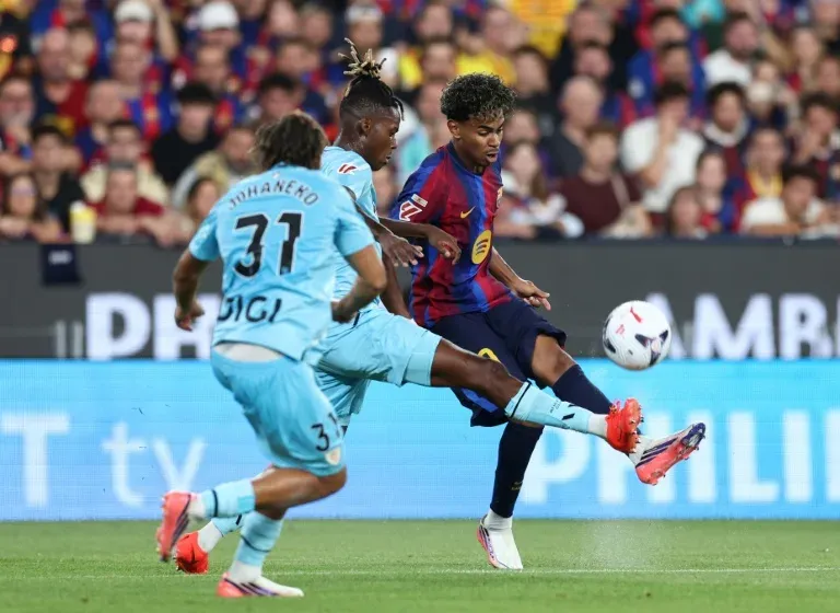 Barcelona's Yamal getting back to 'top level': Flick