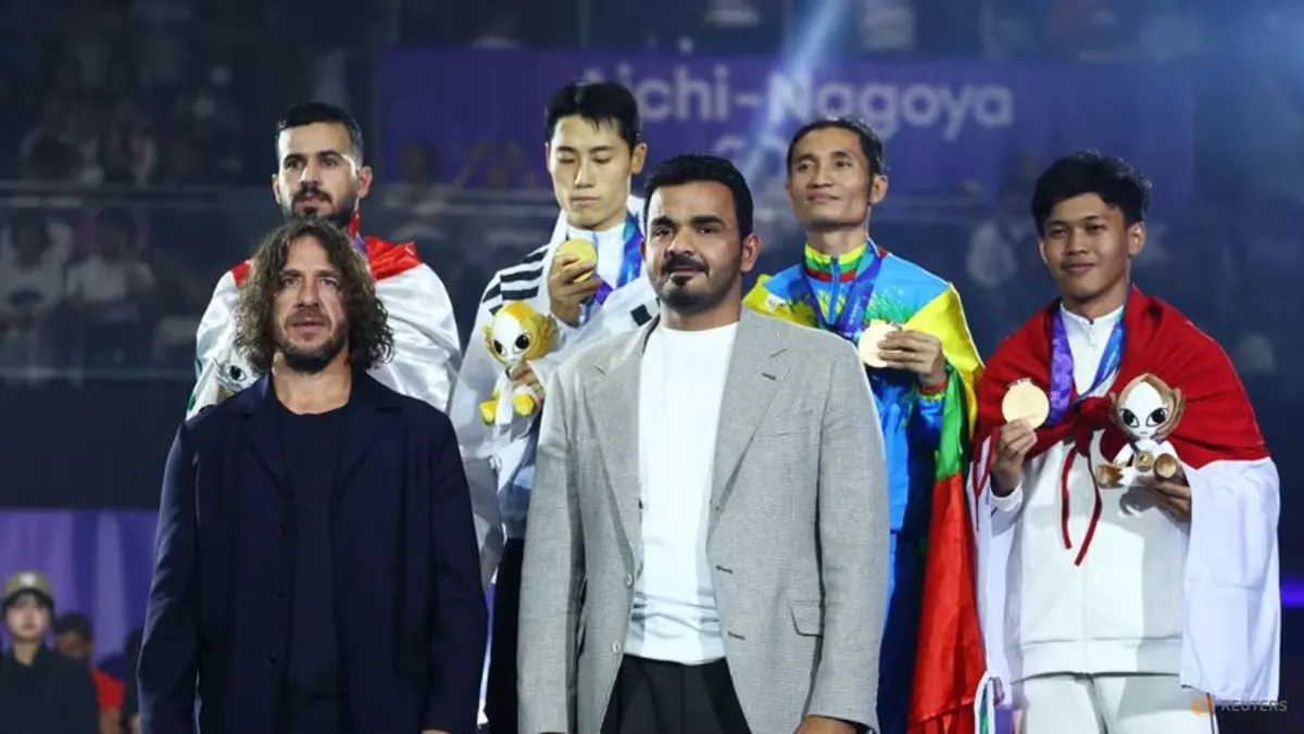 Games-Olympic dreams flicker as teqball awards first Asian Games medals