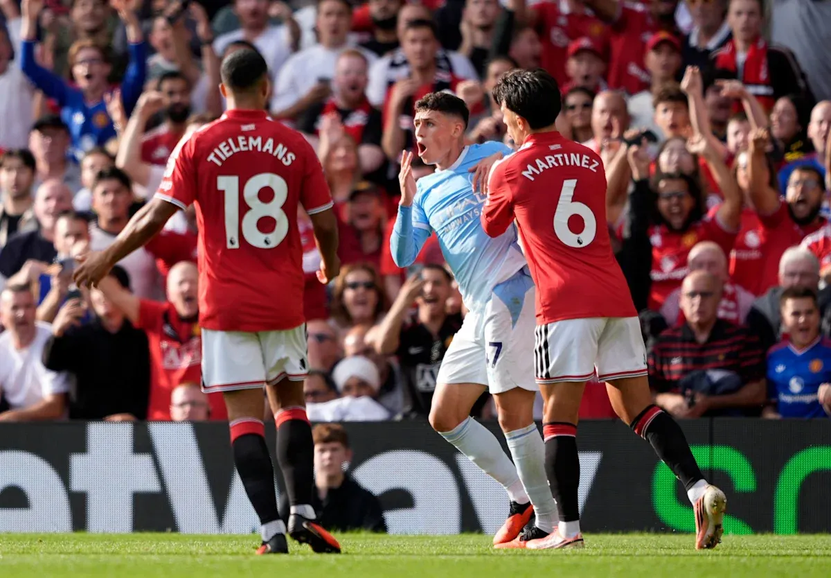 Anderson: Phil Foden bouncing up and down after Man City win