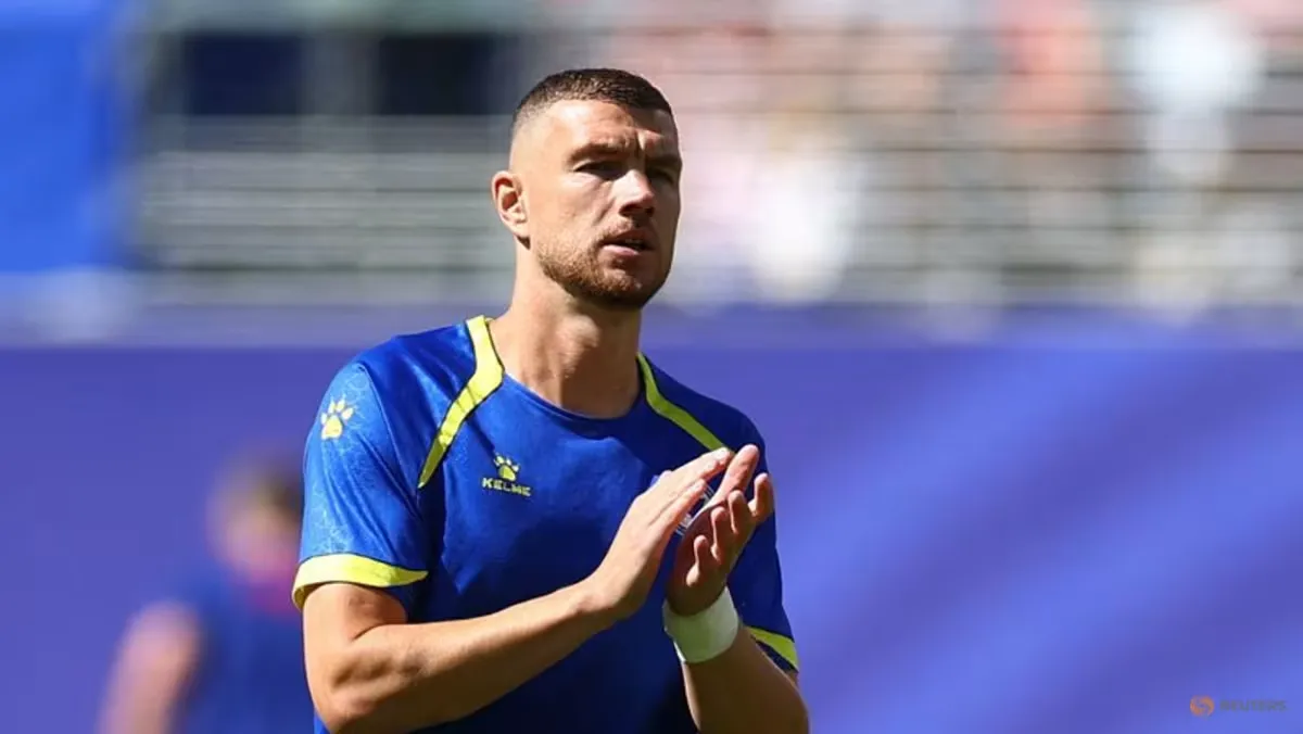 Bosnia's Dzeko to end international career after Sweden game next month