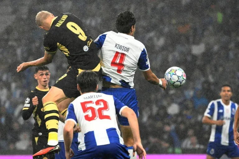 Haaland double powers Man City to victory over Porto