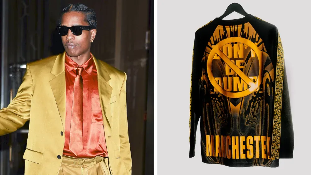 A$AP Rocky Created a Maximalist Man City Jersey for His Manchester Concert This Weekend