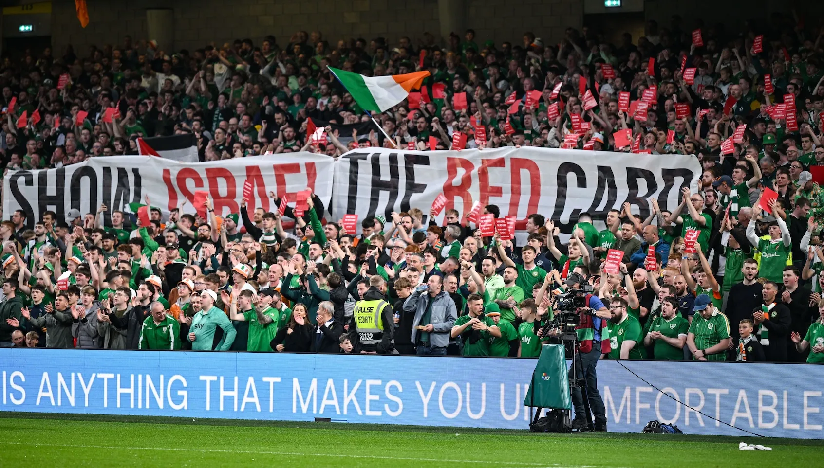 Israel and Ireland wage a soccer war