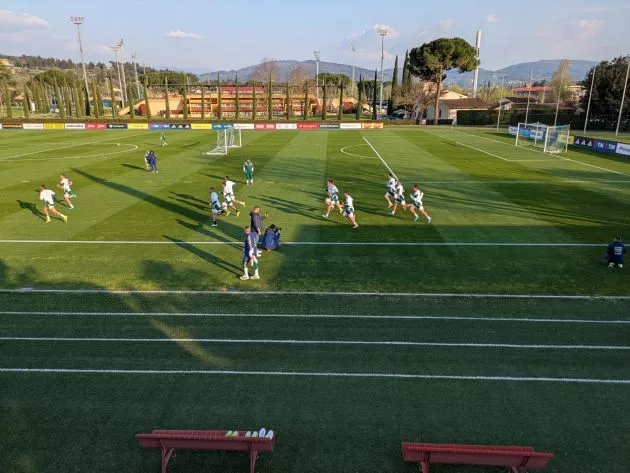 Two Italy line-ups emerge from final training before World Cup play-off Final