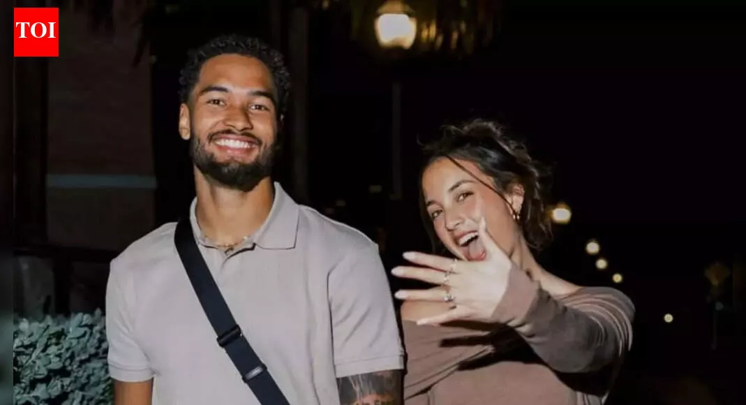 Emeka Egbuka announces engagement to Notre Dame soccer player Laney Matriano on eve of crucial Week 18 game
