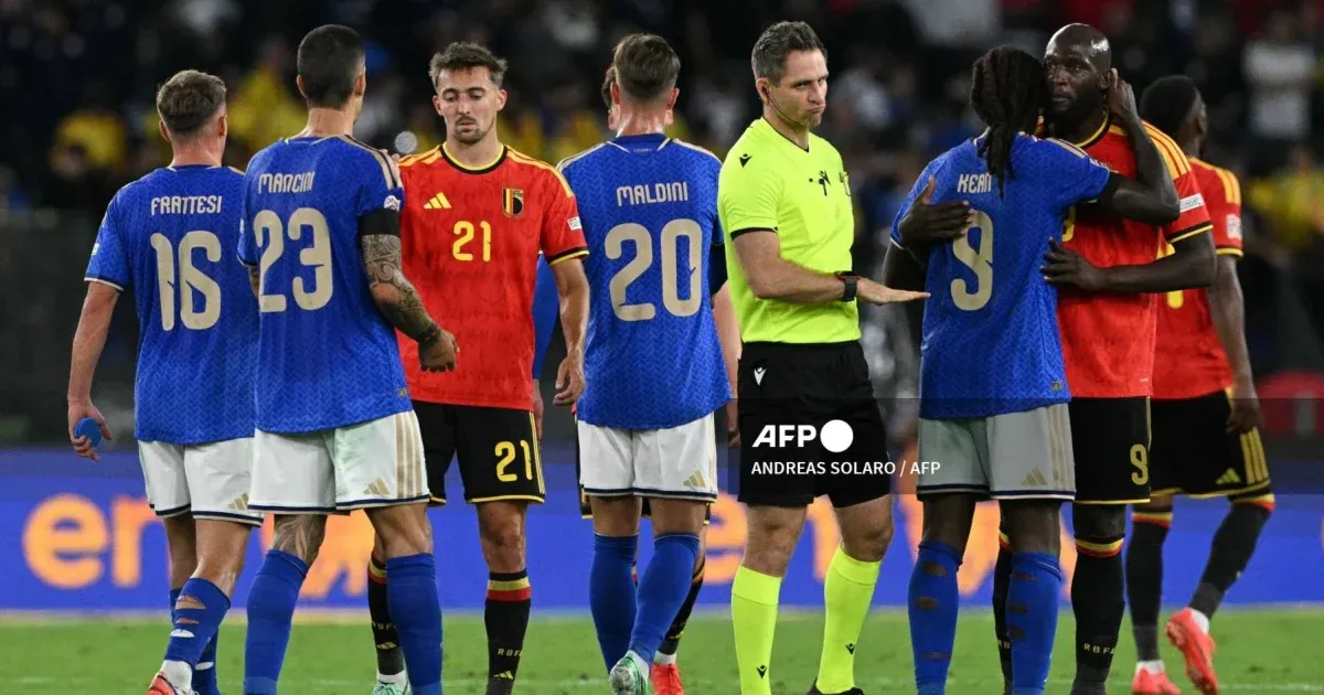 UEFA Nations League: Mancini’s Italy return ends in 2-0 defeat to Belgium