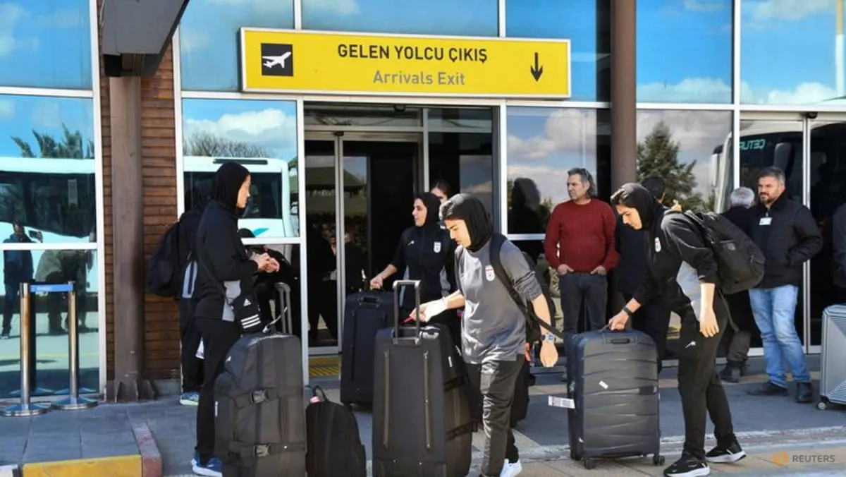 Iran's women soccer team returns home, Fars news reports