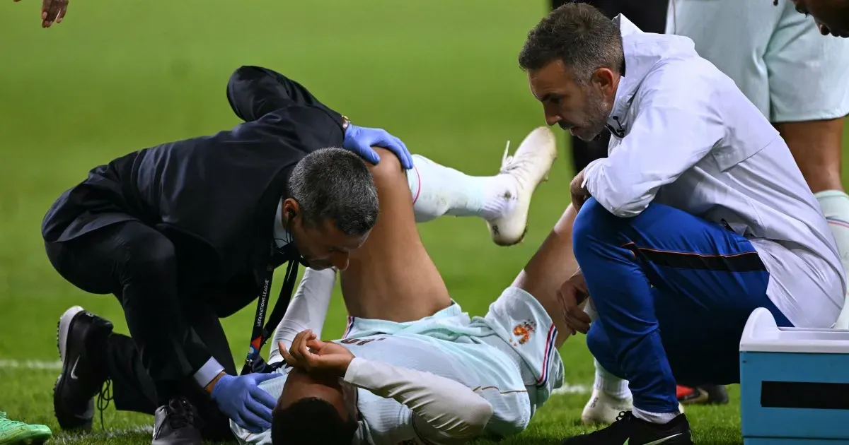 Mbappe goal overshadowed by knee injury to mar Zidane debut France win