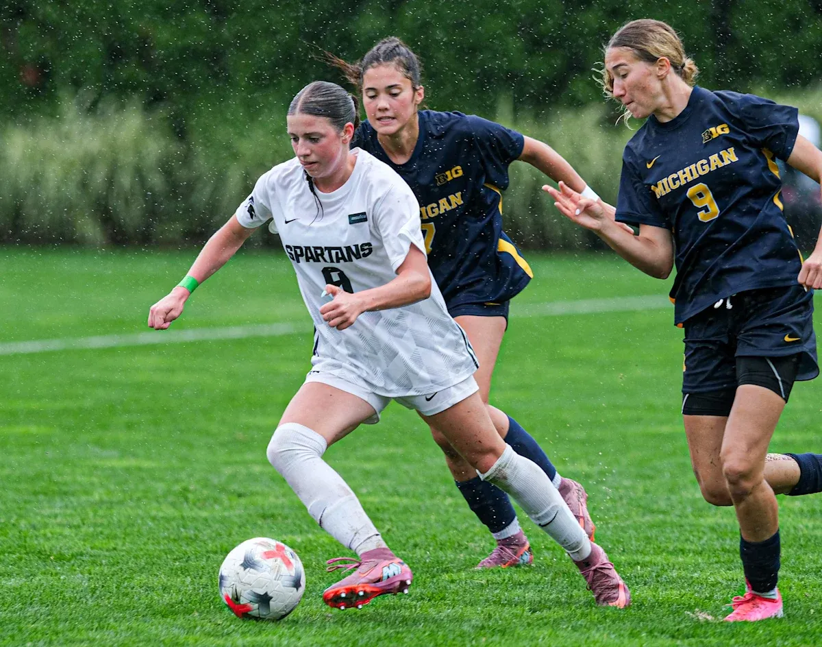 No. 1-ranked MSU women's soccer stumbles in 3-1 home loss to Michigan