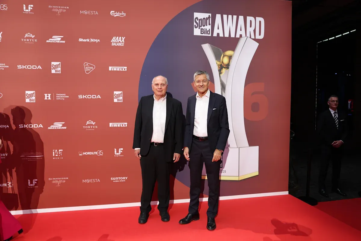 Bayern Munich’s honorary president Uli Hoeneß receives Legends Award