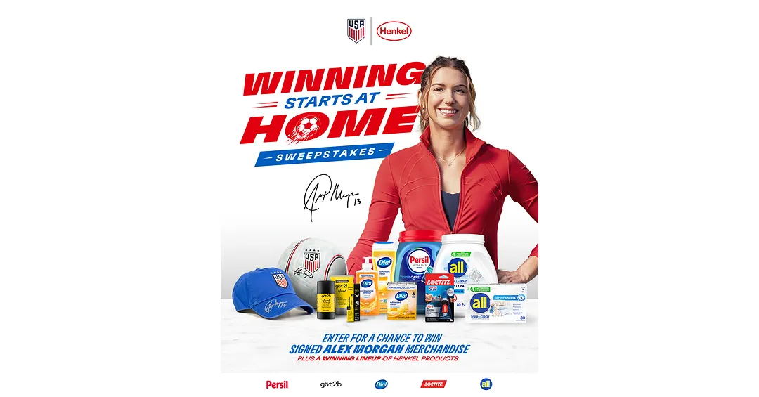 Henkel celebrates the passion for soccer with U.S. National Team promotions and chances to win exciting prizes, including signed jerseys by soccer legend, Alex Morgan