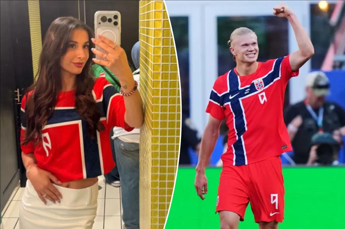 Erling Haaland’s girlfriend ‘had a really good feeling’ before epic World Cup debut for Norway