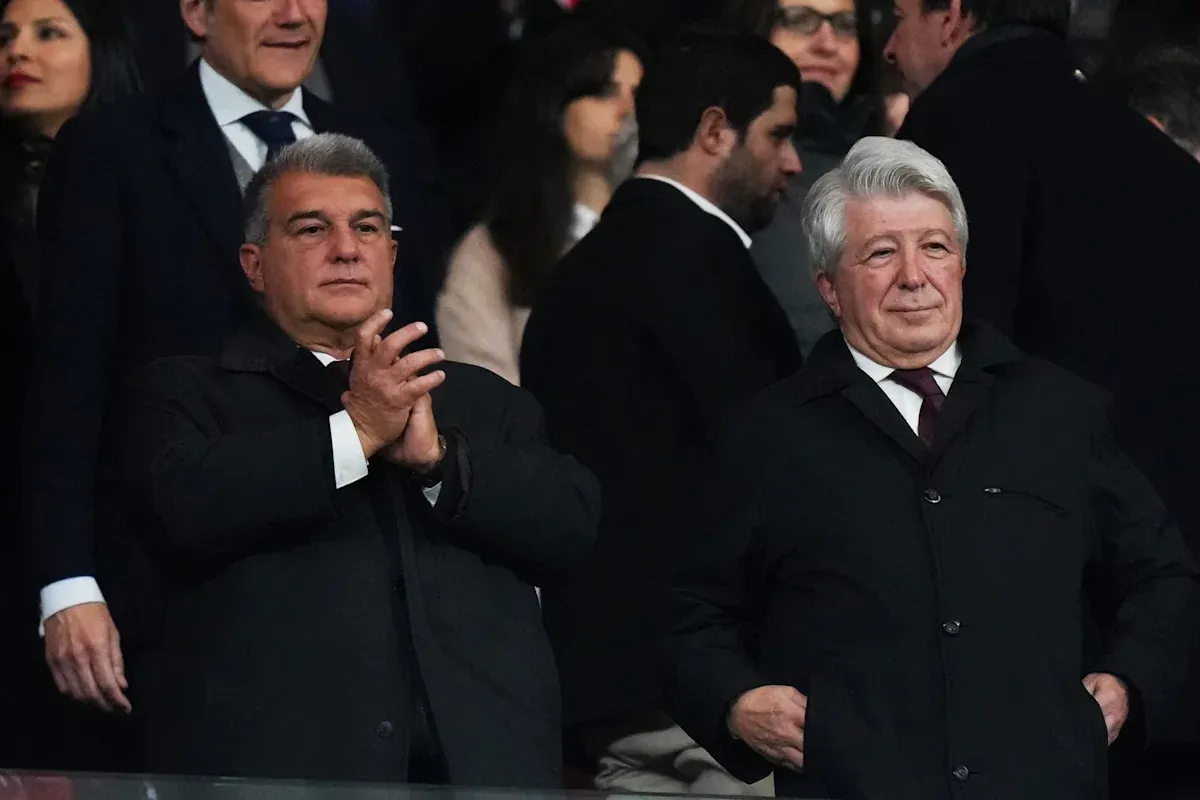 Barcelona president criticises Atletico Madrid’s reaction over Julian Alvarez pursuit: ‘No way to justify their attitude’