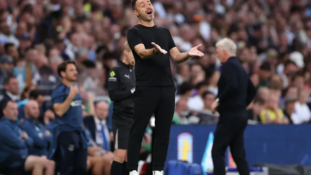 Roberto De Zerbi 'realistic, not positive, not negative' after Spurs' PL goal drought grows with Everton draw