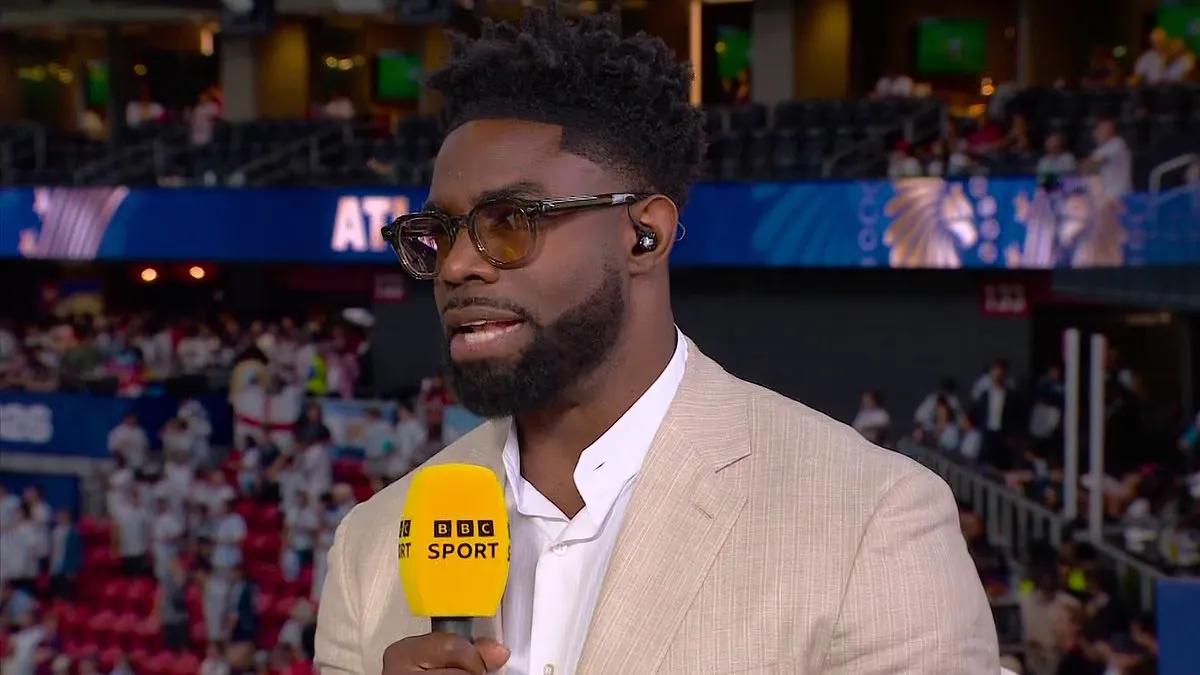 Micah Richards reveals he would not have been able to cover England's World Cup game live on the BBC after the death of his dad without Mark Chapman