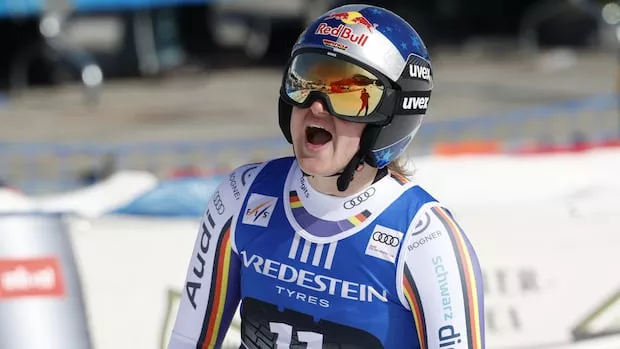 Aicher finishes 2nd in downhill to cut Vonn and Shiffrin leads in World Cup standings