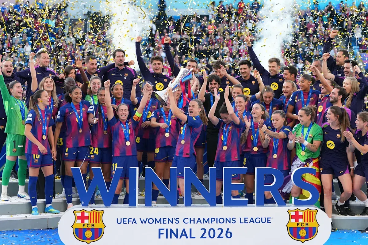 Title holder Barcelona gets rematch of 2025 final with Arsenal in Women's Champions League draw