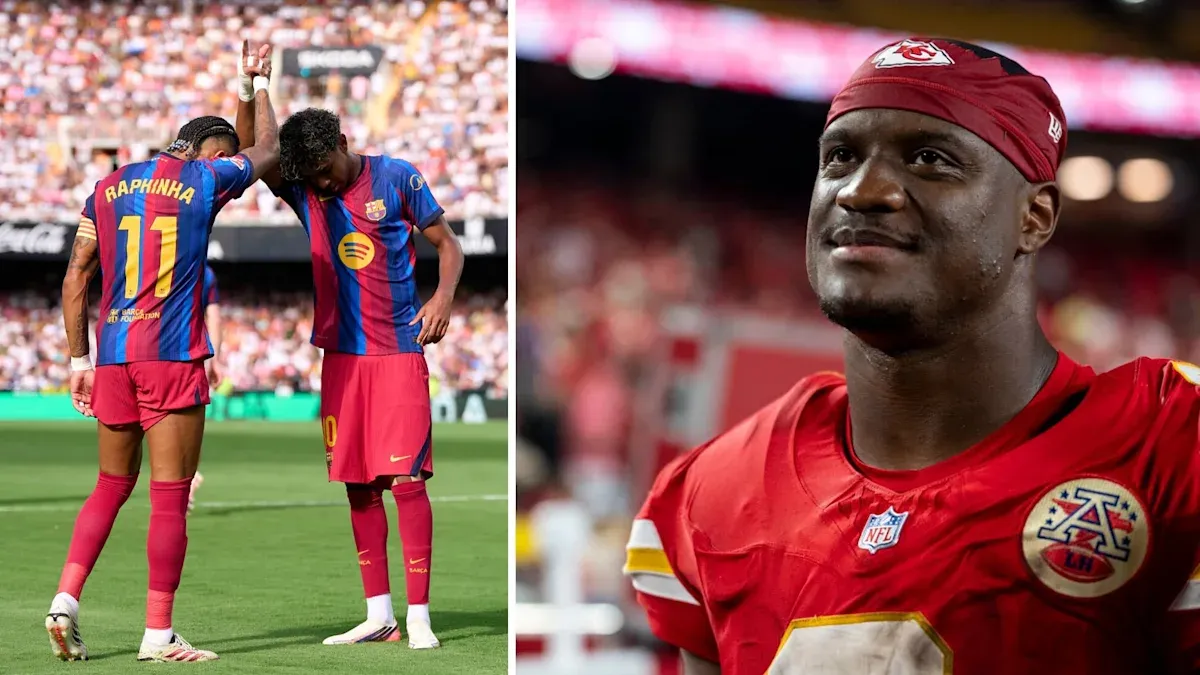 ‘Game recognize game’ – Fans love it as Chiefs stars imitate iconic Lamine Yamal-Raphinha celebration