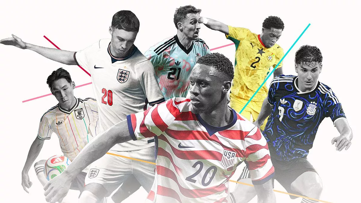 Rank your favourite (and least!) World Cup kits - from Uruguay's dazzling home strip to THAT Puma-manufactured Swiss horror show