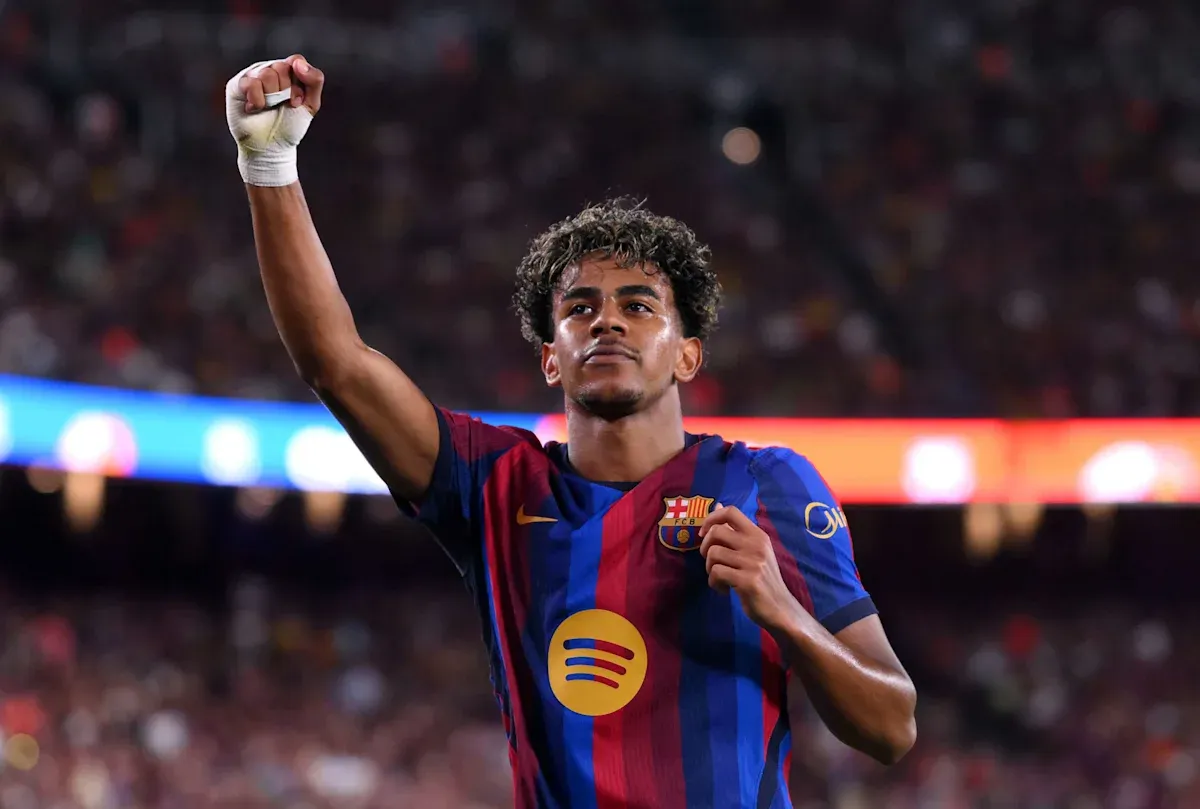 Watch: Rodri’s reaction to Lamine Yamal’s stunning Barcelona goal vs Rayo