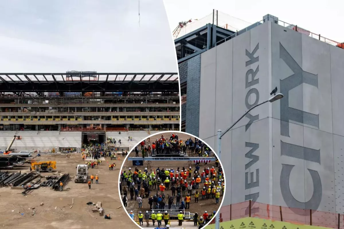 NYCFC’s future home hits ‘monumental occasion’ as stadium takes shape