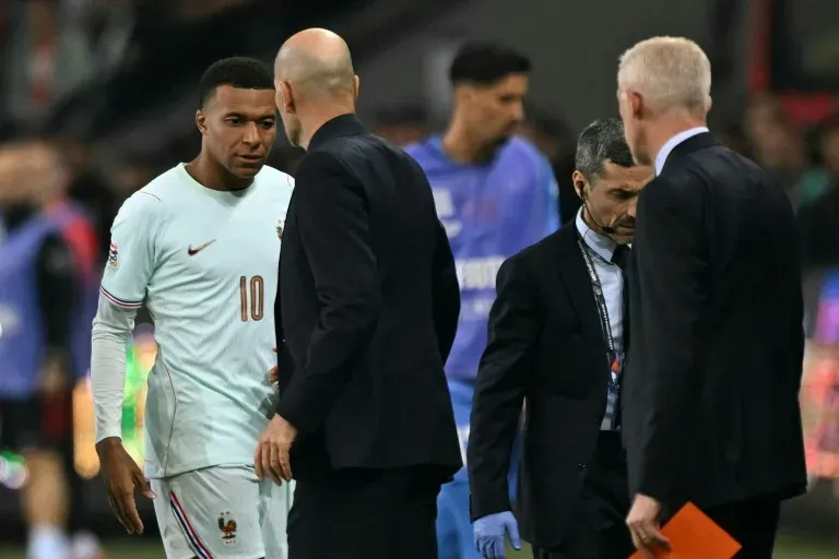 Mbappe injured as Zidane wins on France debut, Italy lose on Mancini return