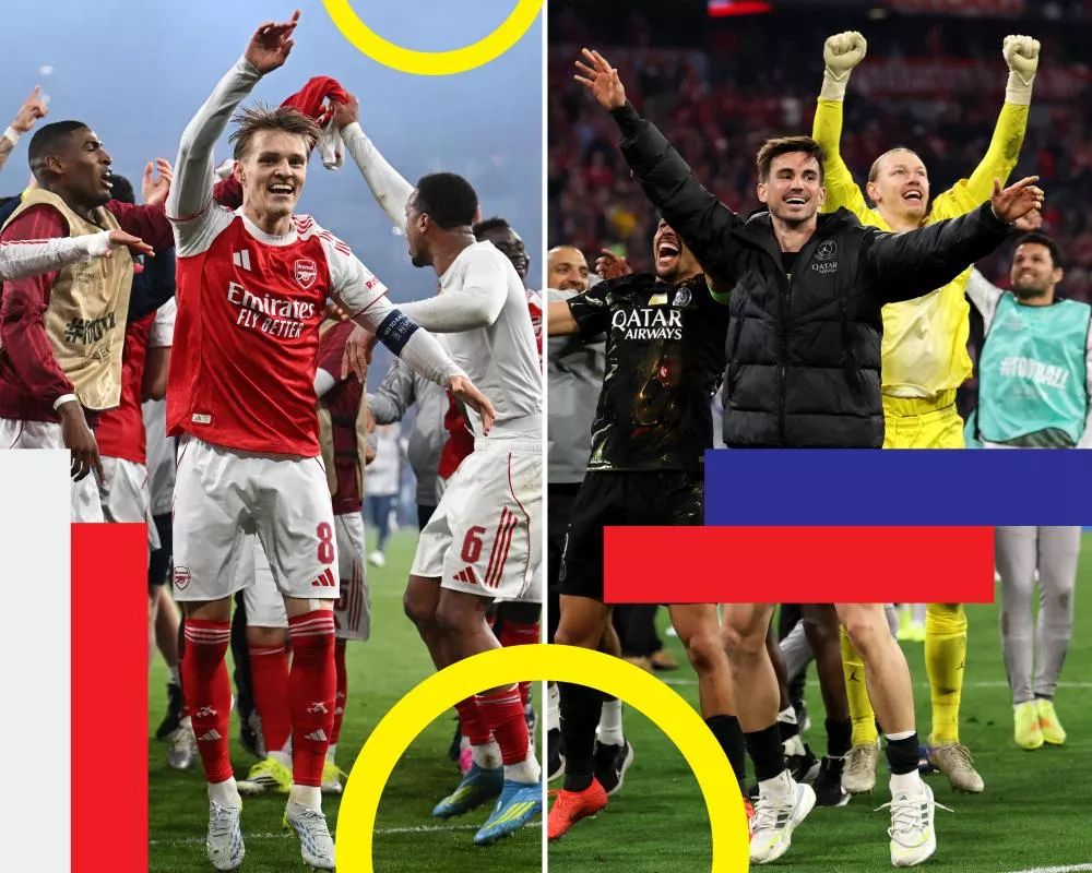 Champions League review: a punch for Arteta, and are PSG and Arsenal really that different?