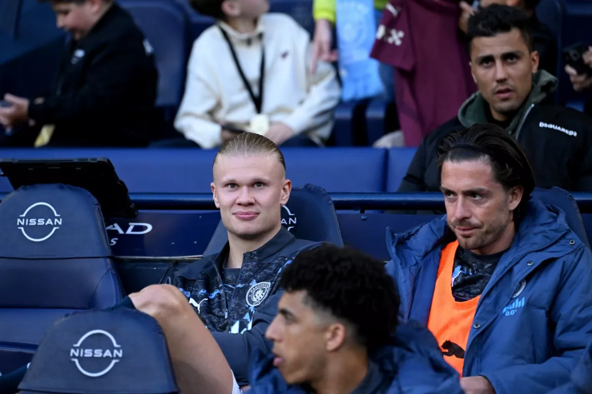 Pep Guardiola took a cautious approach with Erling Haaland’s return from injury