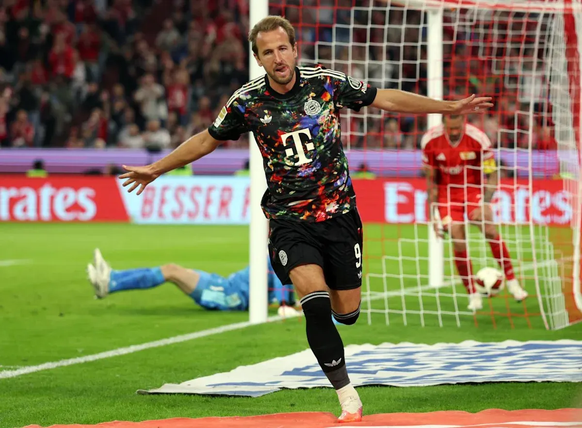Bayern thump Union Berlin in special night for fastest centurion Kane and hat-trick hero Olise