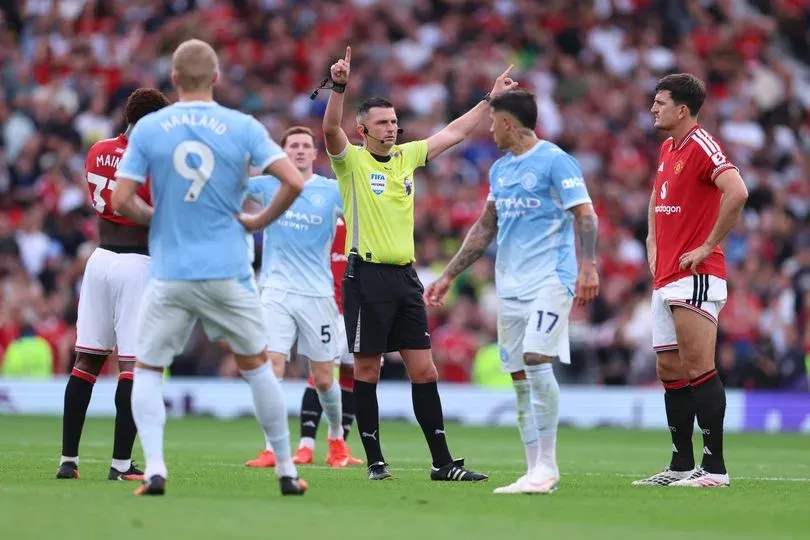 VAR officials stood down after Erling Haaland goal controversy in Manchester derby