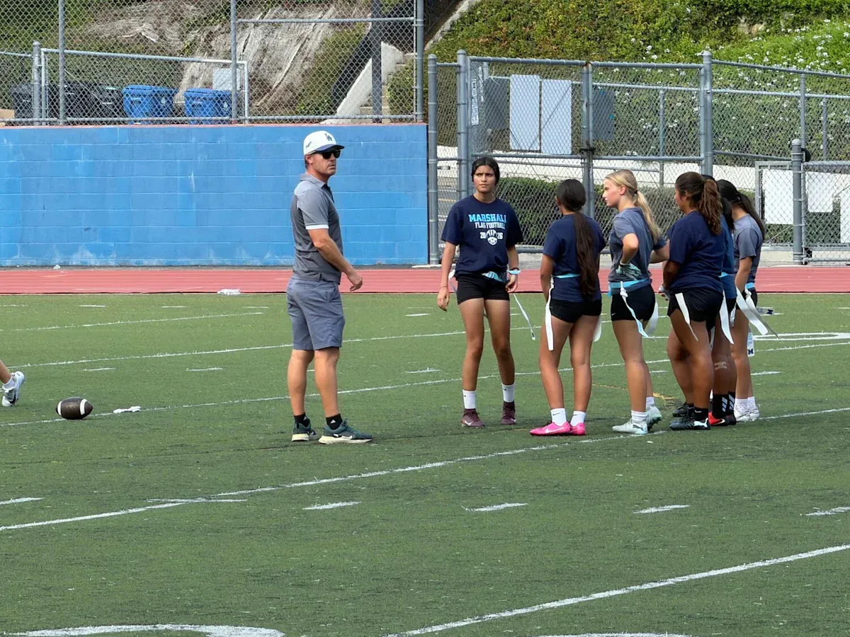 L.A. Marshall coach Shane Gerard finds new passion in flag football