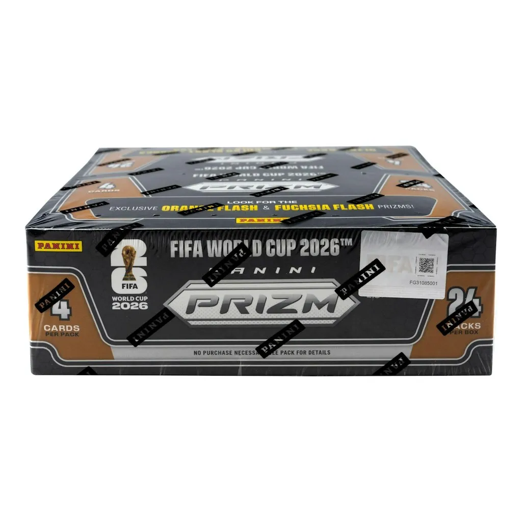 Panini Prizm 2026 World Cup Soccer Trading Cards 24-Count Retail Box for $100 + free shipping