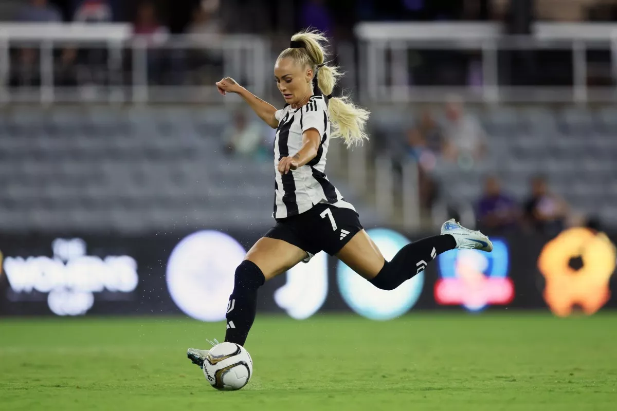 Soccer Star Alisha Lehmann Sizzles in Daring Swimwear Campaign