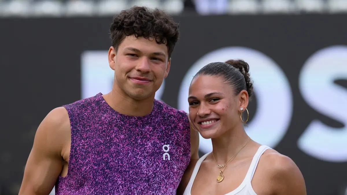 Why US Open contender Ben Shelton 'can't get enough of' Trinity Rodman... as insiders reveal soccer star's reaction to being a tennis WAG and her subtle jab at dad Dennis