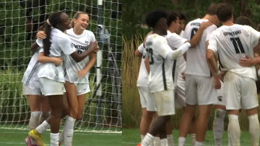 Michigan State men and women’s soccer both win in double header on Sunday