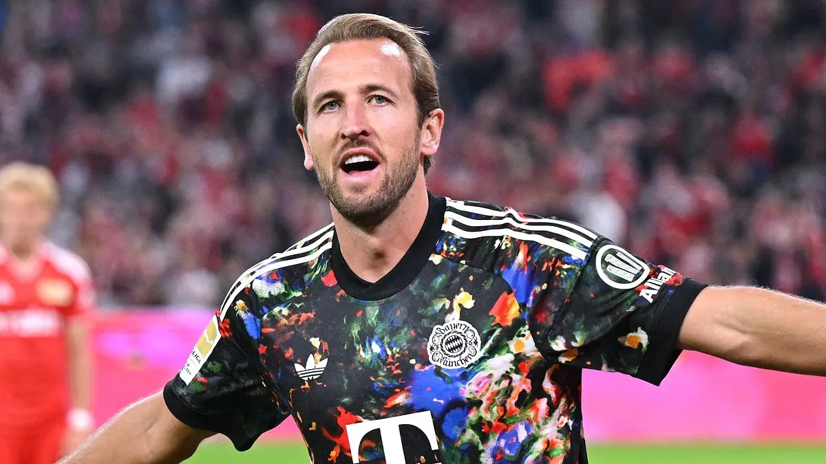 Harry Kane smashes ANOTHER record as Bayern Munich star scores 100th Bundesliga goal - 31 GAMES faster than previous holder