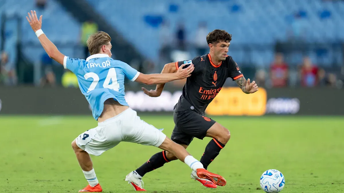 Christian Pulisic marks AC Milan return with assist in comeback draw at Lazio (video)