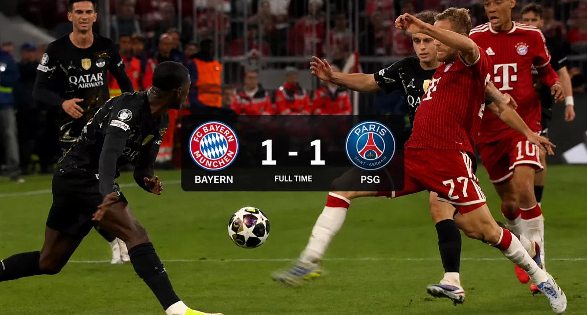 <a href='https://www.soccerpros.us/club/paris-saint-germain'>Paris Saint-Germain</a> (PSG) defeated <a href='https://www.soccerpros.us/club/bayern-munich'>Bayern Munich</a> on aggregate