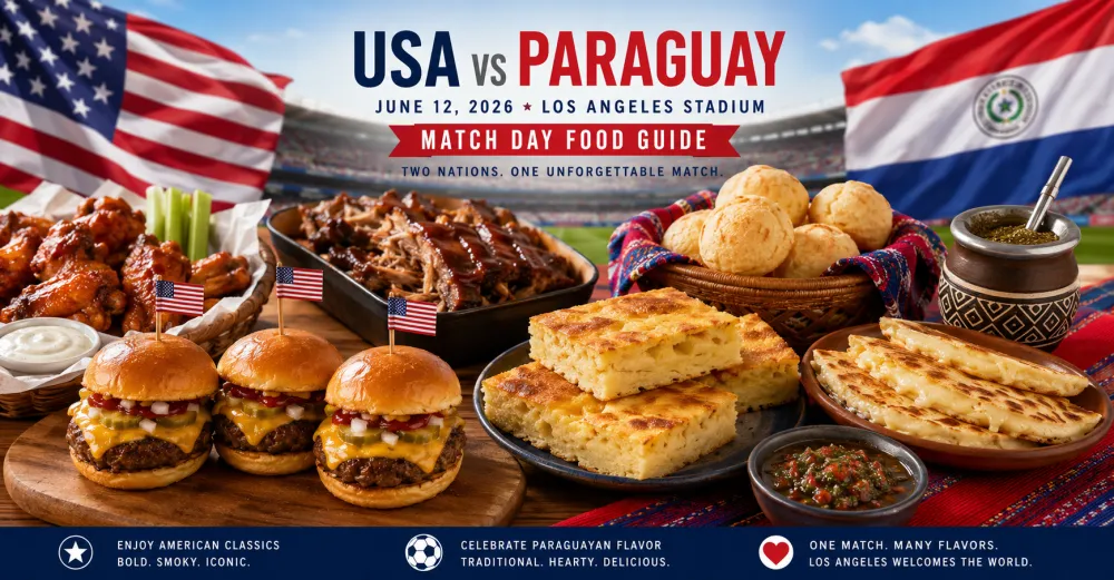 USA vs Paraguay: Match Day Food Guide for Fans in Los Angeles