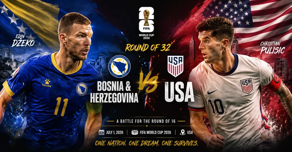 Bosnia To play USA in round of 32 - What to expect