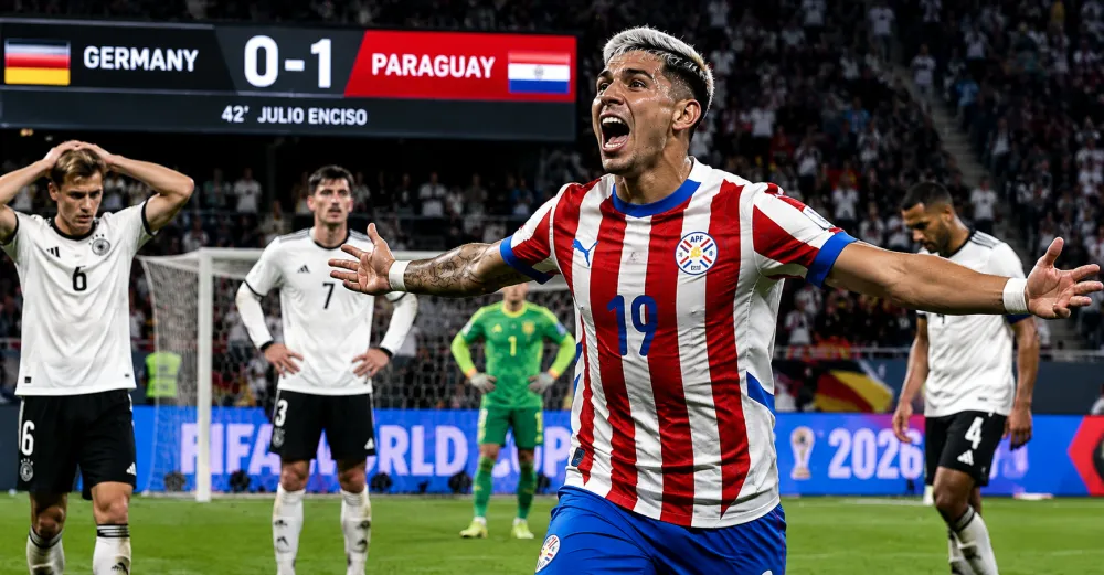 Paraguay Takes early leap against Germany